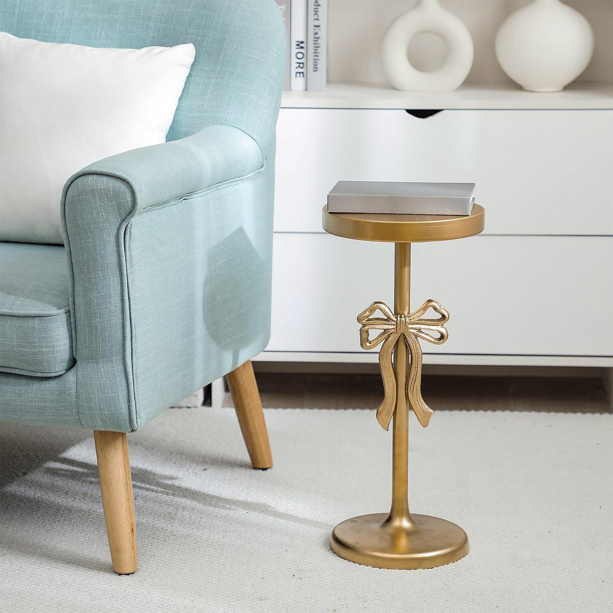 Gold Metal Round Martini Side Table  今天 14:36