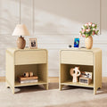 Light Oak 2‑Pack Charging Nightstand