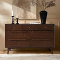 Walnut Mid‑Century 7‑Drawer Dresser